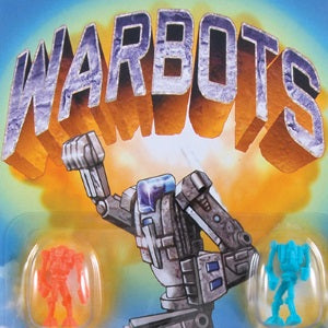 Warbots 1 inch capsules display