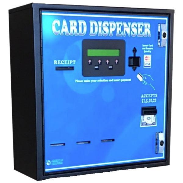AC603 Pre-Valued Card Dispenser Front View Product Image