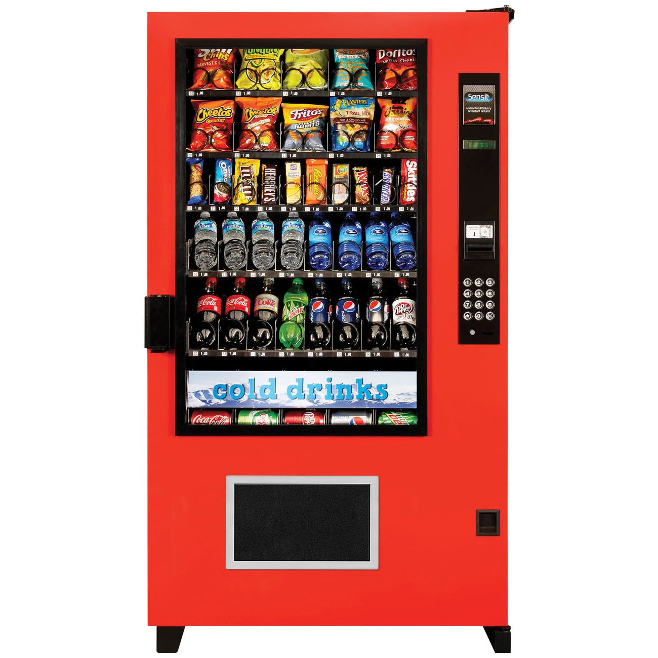 AMS 39 Outdoor Drink & Snack Combo Vending Machine for Sale