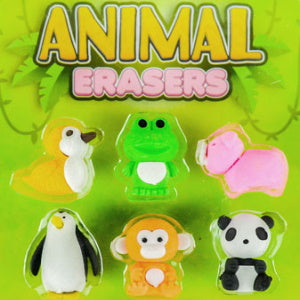 Animal Erasers 1" Capsules Product Image