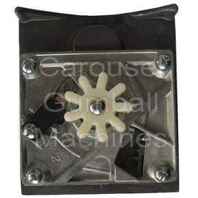 White plastic gear wheel for Carousel gumball machine