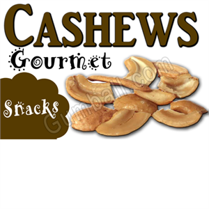 Cashews Vending Label