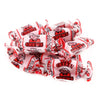 Big pile of wrapped Albert's Wild Cherry flavored chews
