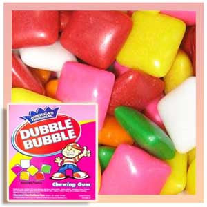 Dubble Bubble Assorted Fruit Chicle Gum