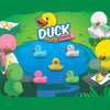 Green colored display card for duck erasers