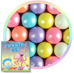 Gumballs Color Combo - Silver and White: 4LB Box