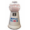 White Jumbo Giant gumball machine with custom logo