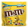 Front view of 38 oz party size bag of Peanut MMs