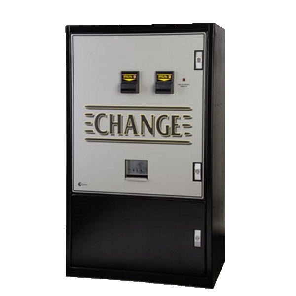 MC920-DA Standard Dual Bill Change Machine Product Image Front View Change Graphic