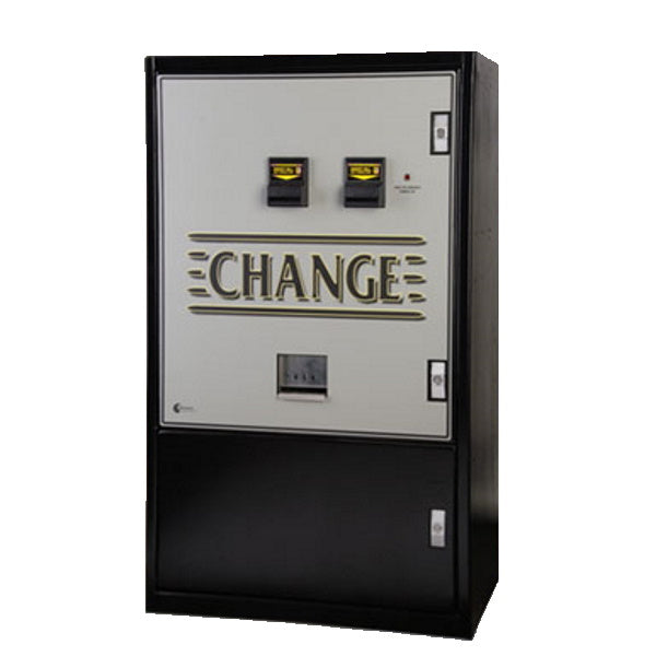 MC940-DA Standard Dual Bill Change Machine Product Image Front View Change Graphic