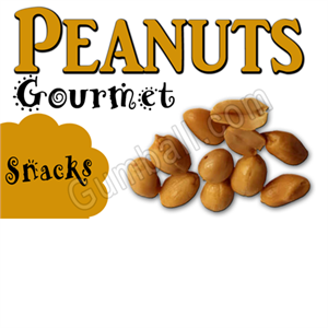 Peanuts Vending Label
