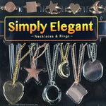 Simply Elegant Jewelry Collection one inch capsule toys gold silver rose gold necklace ring product image