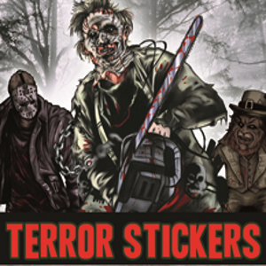 Terror Stickers #1 in vending folders
