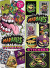 Mad-Balls Stickers display front and back