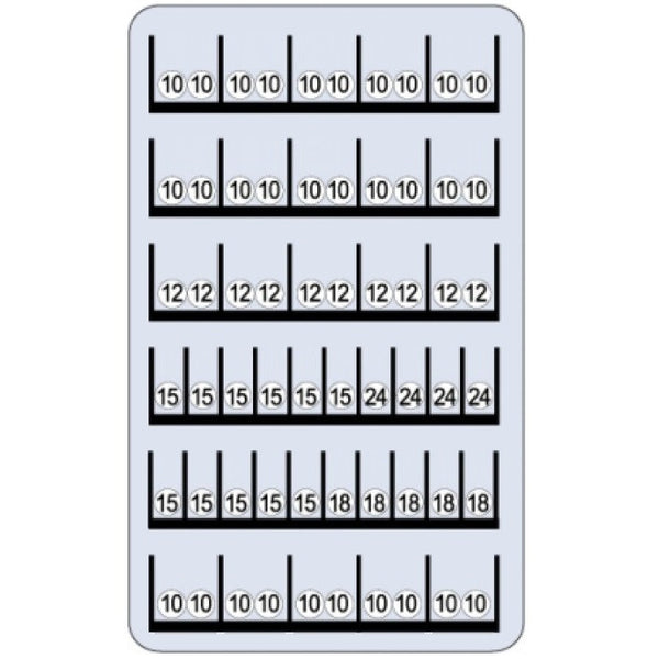 Coil configuration for the Seaga INF5S snack vending machine