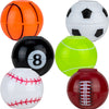 Mini sport balls in soccer, basketball, football, tennis, baseball and pool