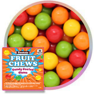 Tootsie Candy Coated Fruit Chews Product Image