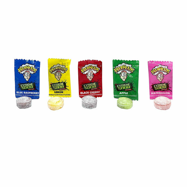 individual unwrapped extreme sour warheads