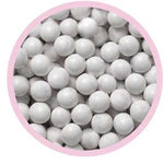 white gumballs